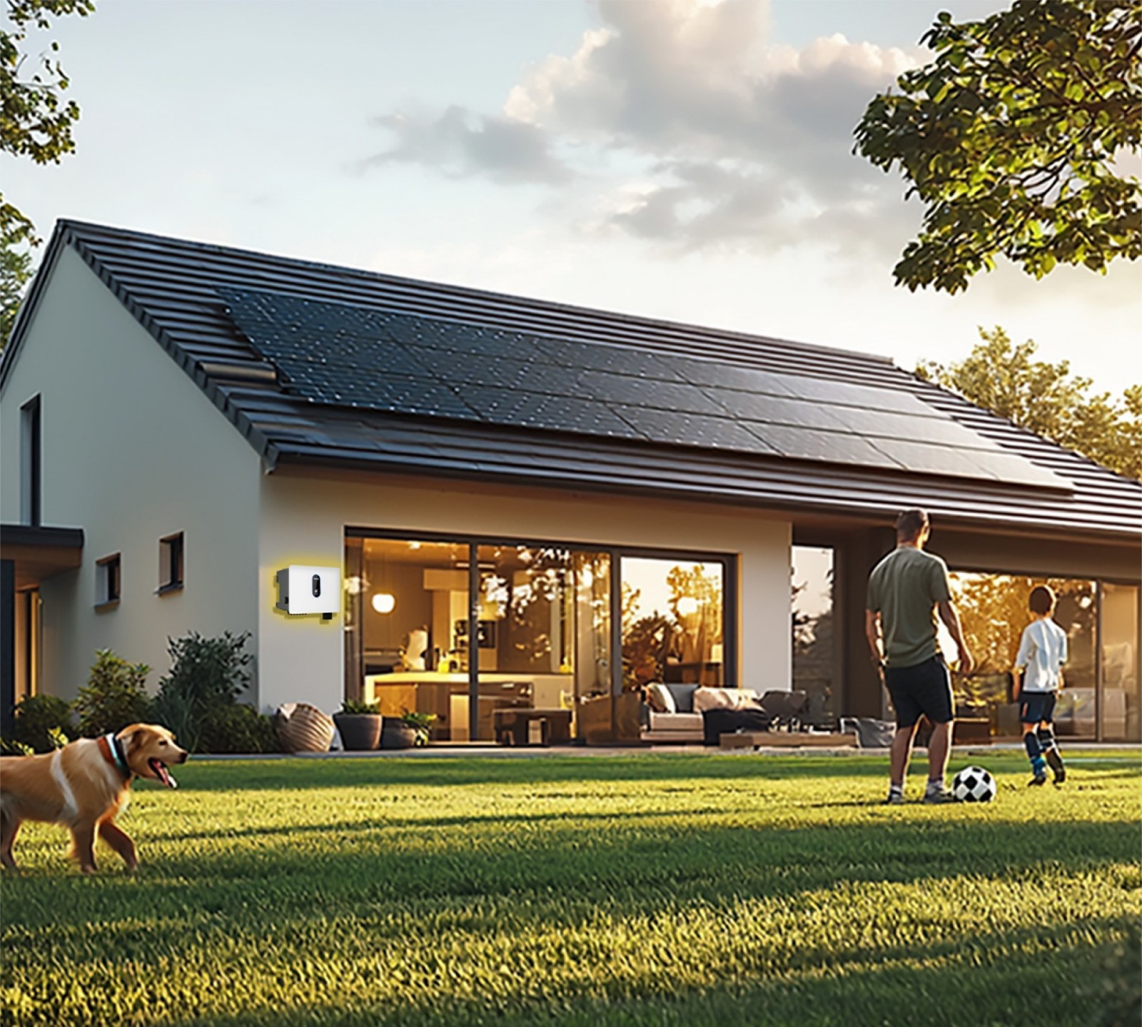 Lösung 2  Netzgekoppelter Modus, keine Batterie (flexible Erweiterung des Batteriesystems)