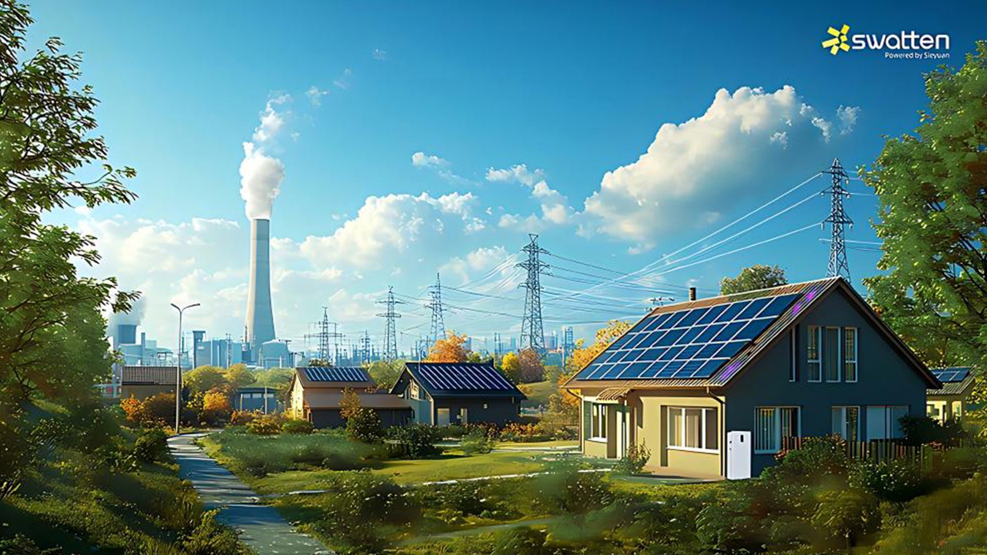 Vom Netz zum Haus: Swatten bringt Utility-grade in Energiespeicherlösungen für private Haushalte und gewerbliche Anwendungen 